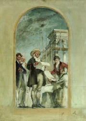 Schizzo per „I quattro fondatori dell